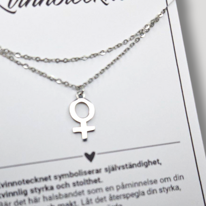 Halsband-Kvinnotecken