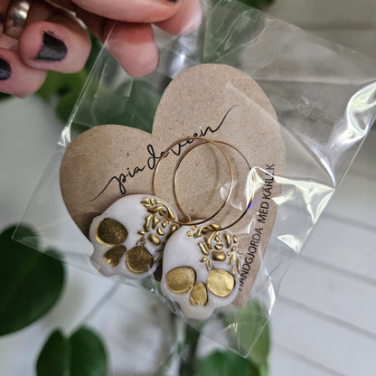 Örhängen-Dödskallar