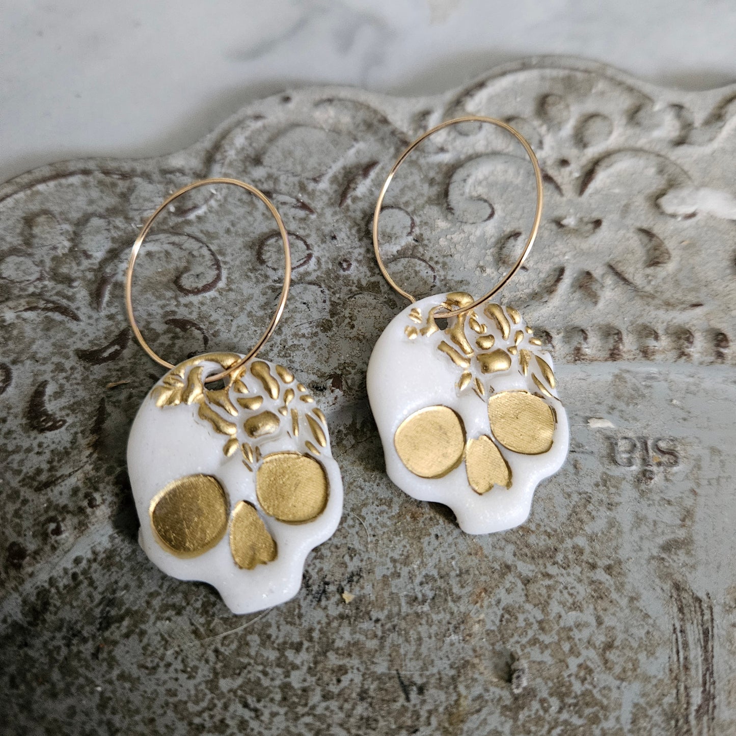 Örhängen-Dödskallar