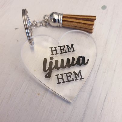 Nyckelring-Hem ljuva hem