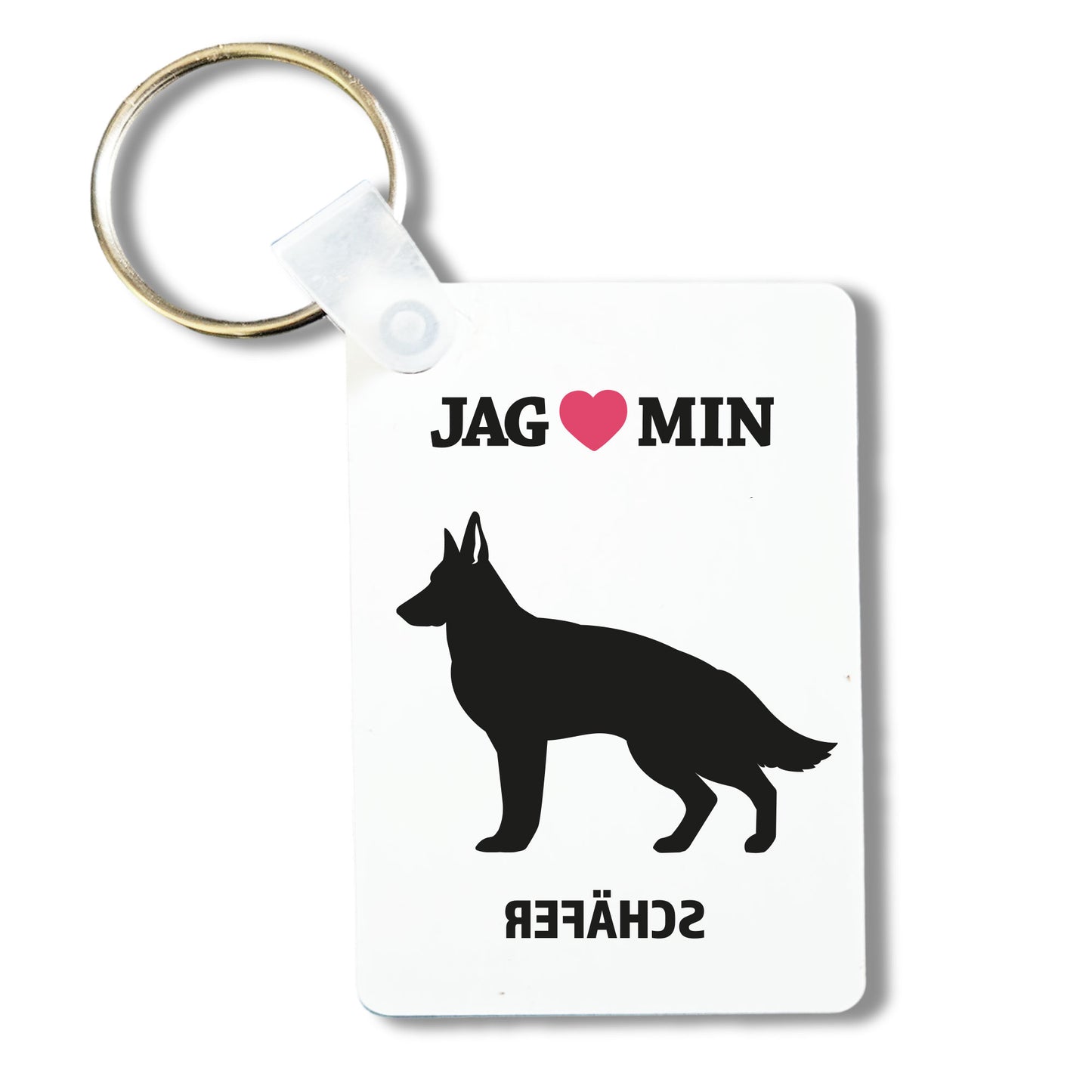 Nyckelring Siluett Jag älskar min Tax