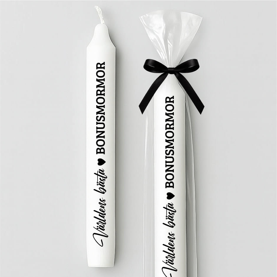 Stearinljus med tryck