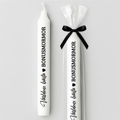 Stearinljus med tryck