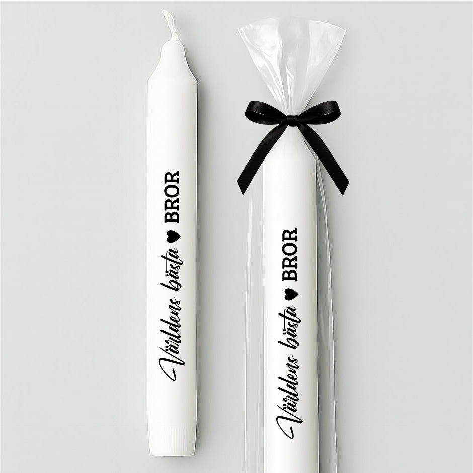 Stearinljus med tryck