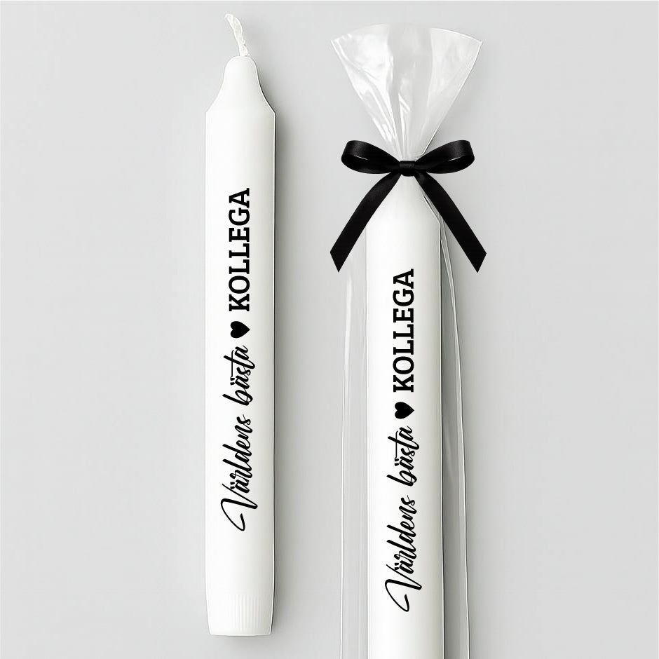 Stearinljus med tryck