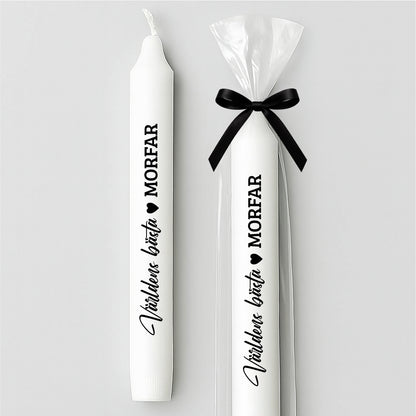 Stearinljus med tryck