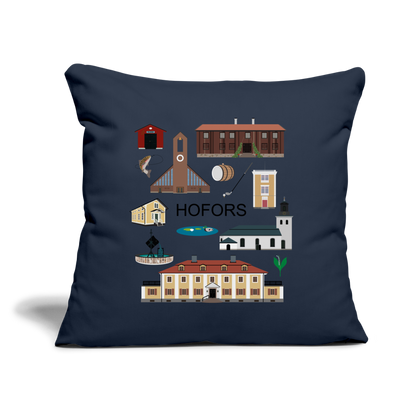 Sofa pillow with filling 45cm x 45cm - navy