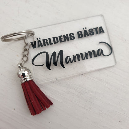 NYCKELRING Världens bästa mamma