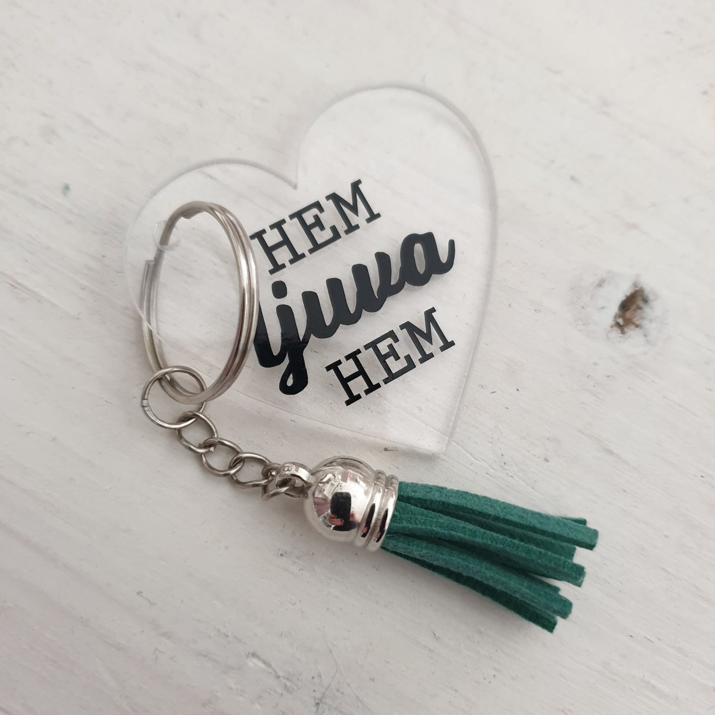 Nyckelring-Hem ljuva hem