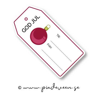 Printables-Julklappsetiketter
