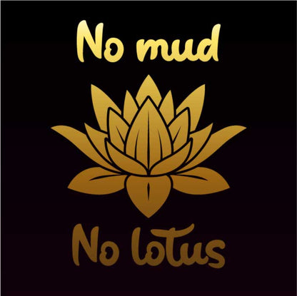 Tygkasse - No mud no lotus